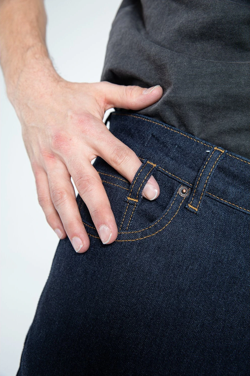 John Doe Pioneer Mono jeans, raw blue le, 30/32