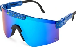 AMOQ Comet Sunglasses Blue Splash - Green Mirror