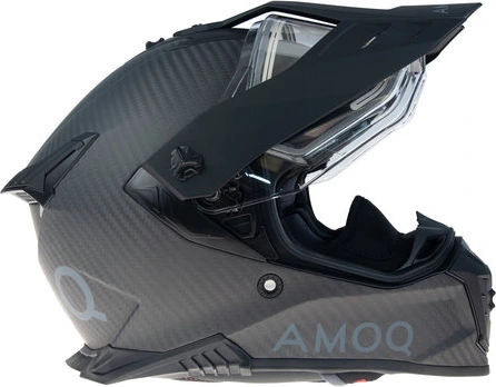 AMOQ Recoil Electric visor Carbon ADV helmet Blackout, XS