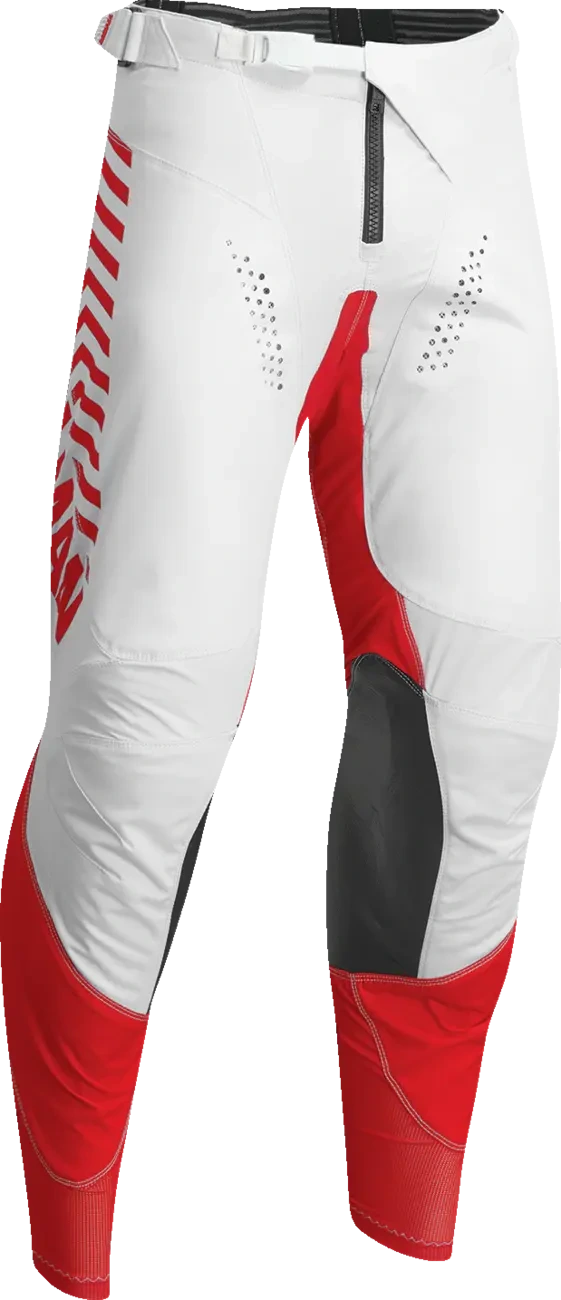 PANT DIFFR SLICE WH/RD 28