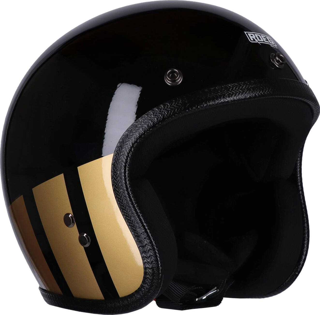 Roeg JETT helmet, curbstone Black, gold, M, Gloss