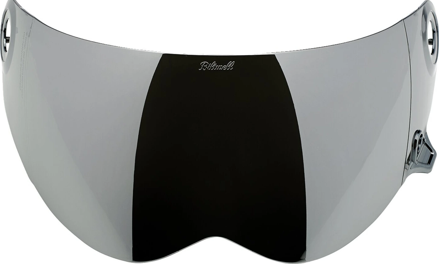 Biltwell Lane Splitter Gen-2 shield chrome mirror, Silver