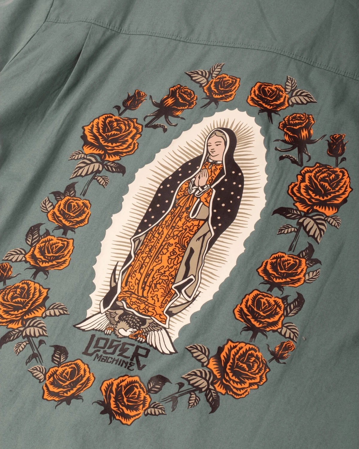 Loser Machine Guadalupe shirt green, L