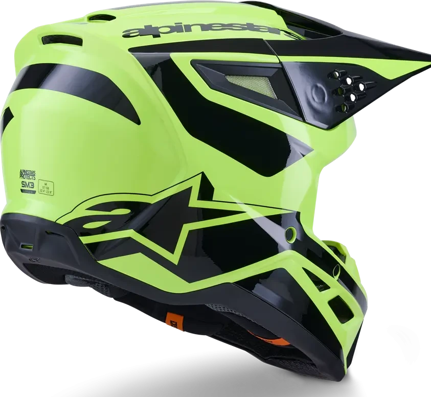 HELMET SM3 HEAT YEL/BLACK XS
