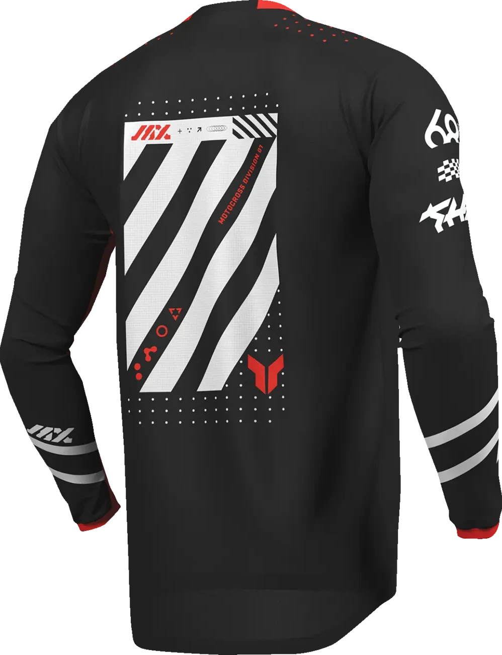 JERSEY YTH LAUNCHMODE FUTURA BLK/RD 2XS