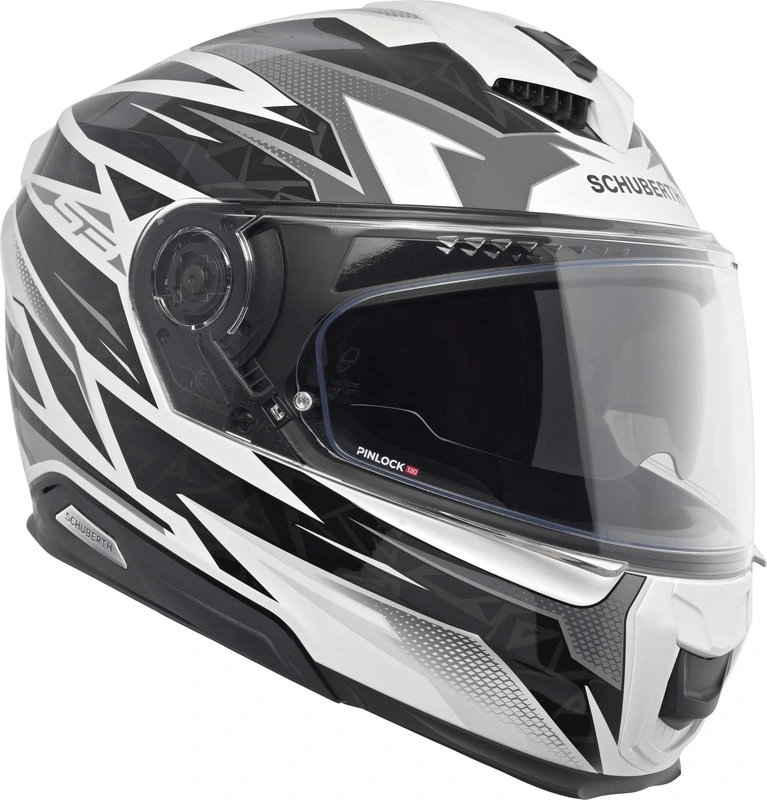 Schuberth Helmet S3 Thunder White, 53 XS