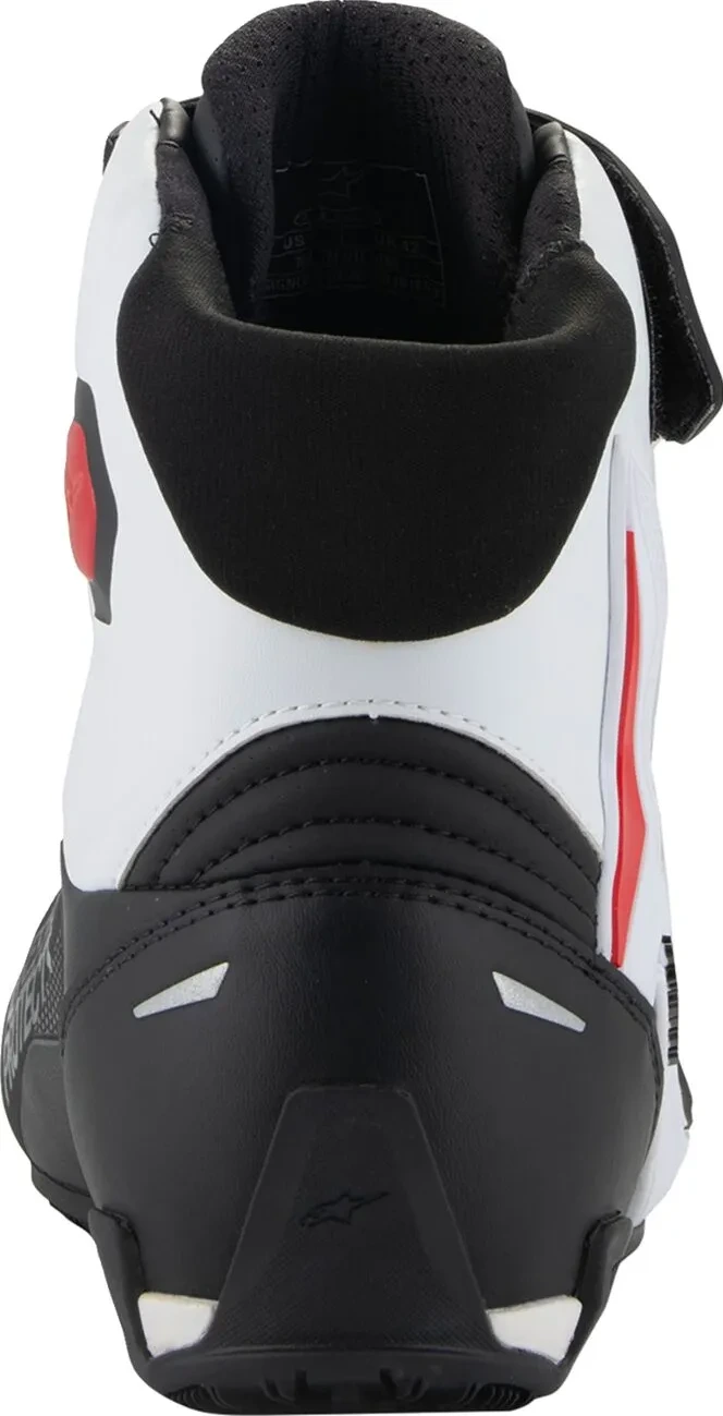 SHOES FASTER-4 BK/WH/DK RD 7