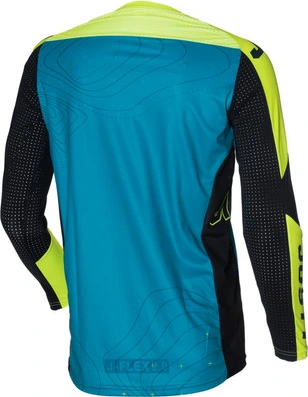 Just1 Jersey J-Flex 2.0 Frontier Teal Black/Yellow Fluo, XL
