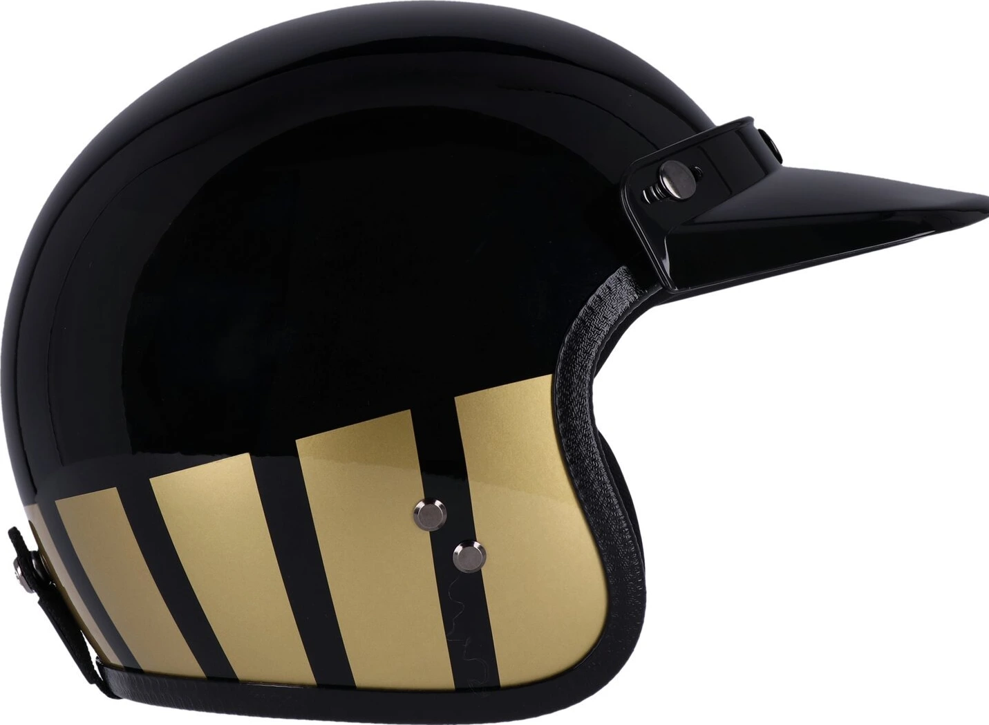 Roeg JETT helmet, curbstone Black, gold, M, Gloss