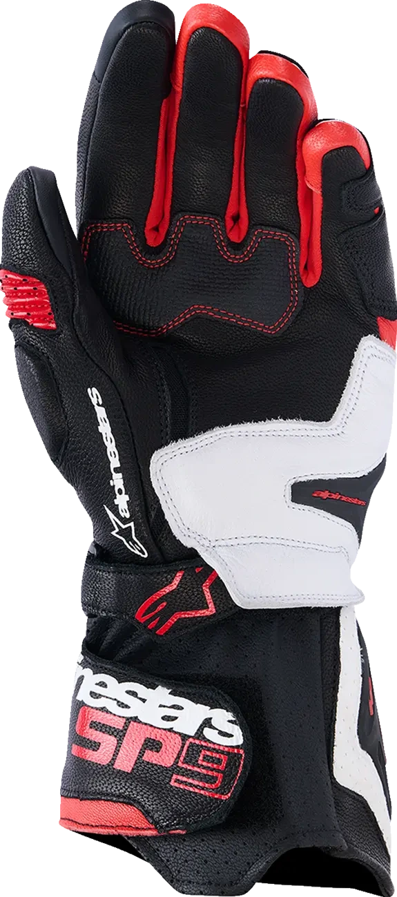 GLOVE SP-9 BLACK/WHITE/RED XL