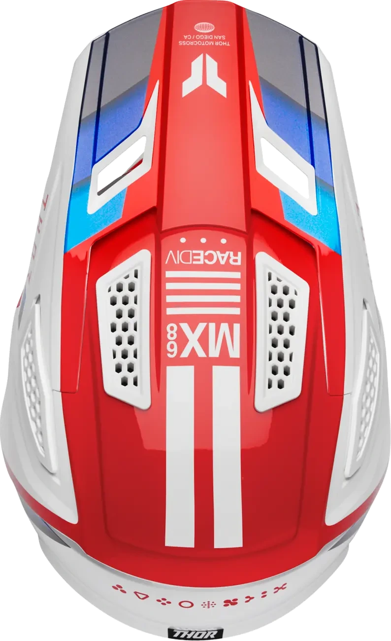 HELMET FLEET DEFY WH/RD/BL XS