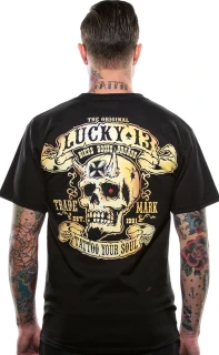 Lucky 13 Booze, Bikes & Broads t-shirt black