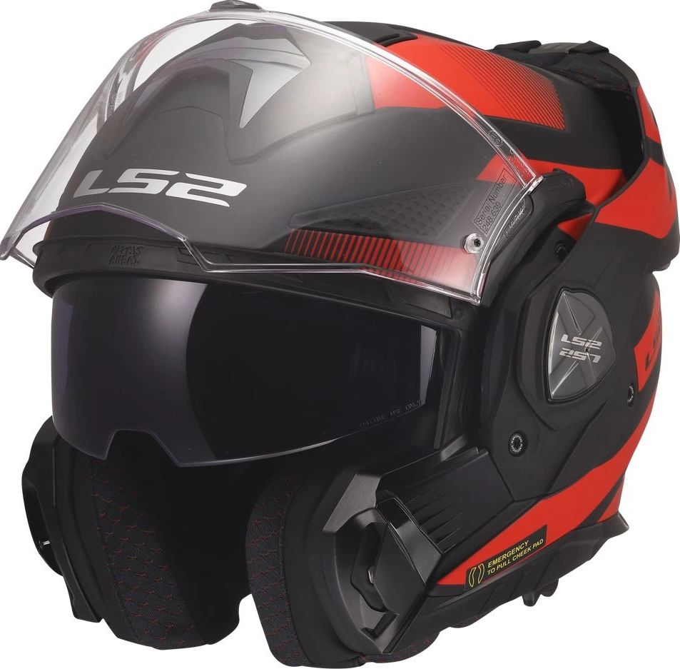 LS2 FF901 ADVANT X NOVA Helmet - Black Red, L