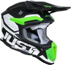 Just1 Helmet J-18 F Hexa Green Fluo/White/Titanium, S