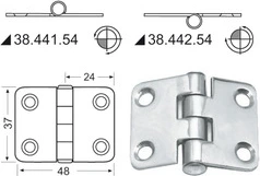 hinge w/release pin 48x37
