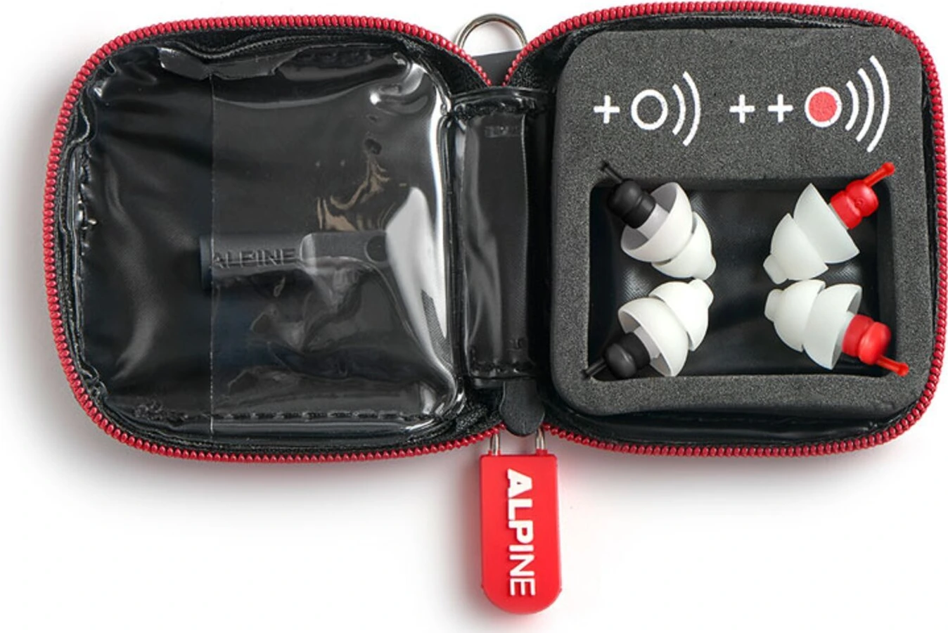 Alpine MotoSafe Pro Earplugs with mini grip