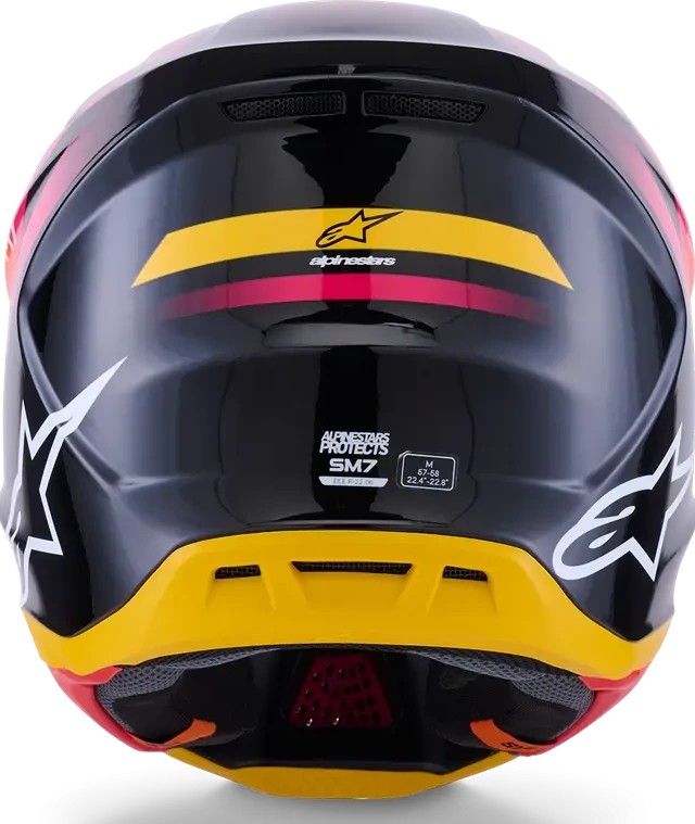HELMET SM7 RISE BLK/YL/PINK XS