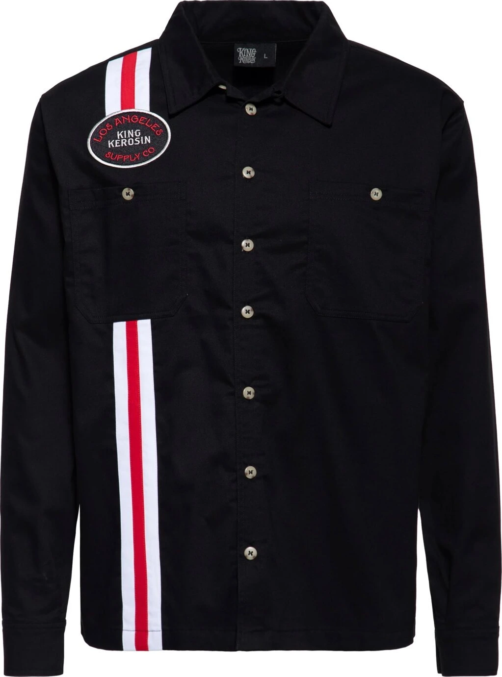 King Kerosin Los Angeles Supply Co shirt, Black, M
