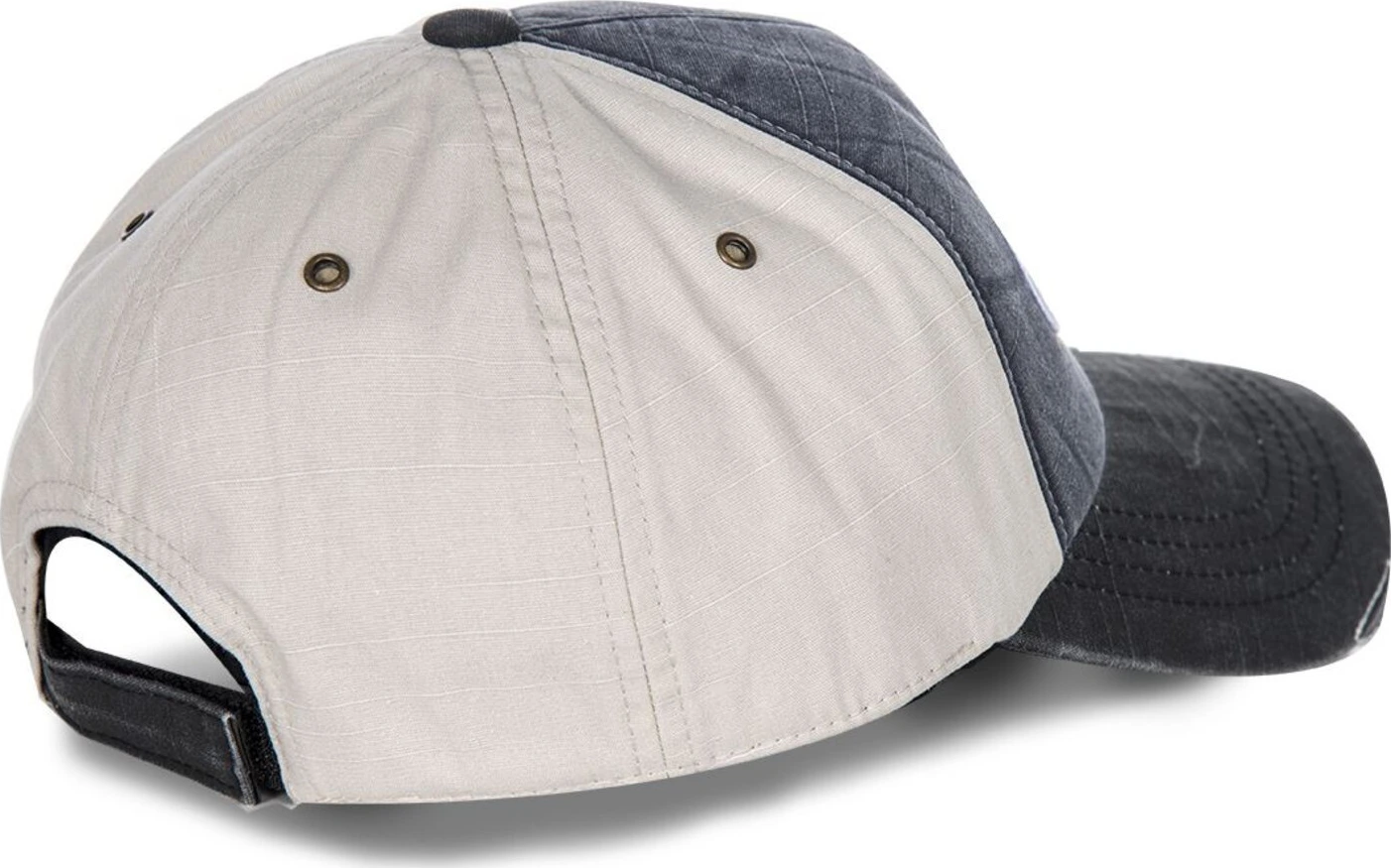 Von Dutch Permament cap, denim, White, anthracite White