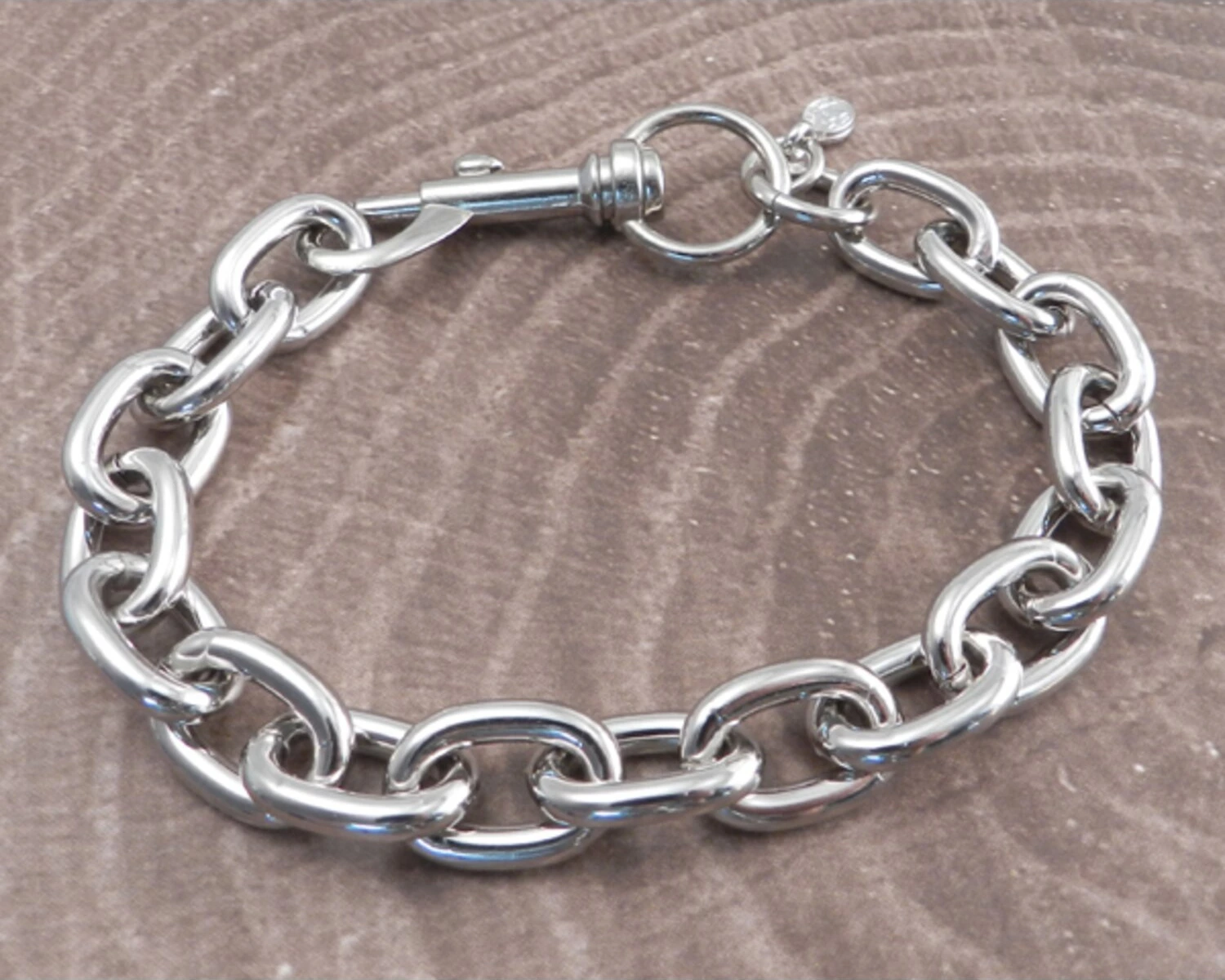 Amigaz Link Chain Bracelet, Silver