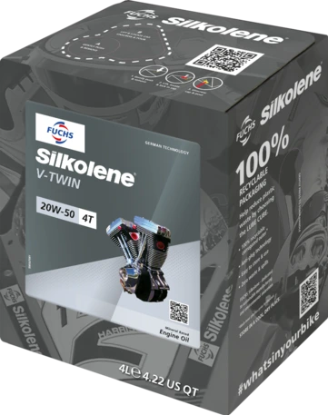 Silkolene V-Twin 20W-50 Mineralinis 4L CUBE (4)