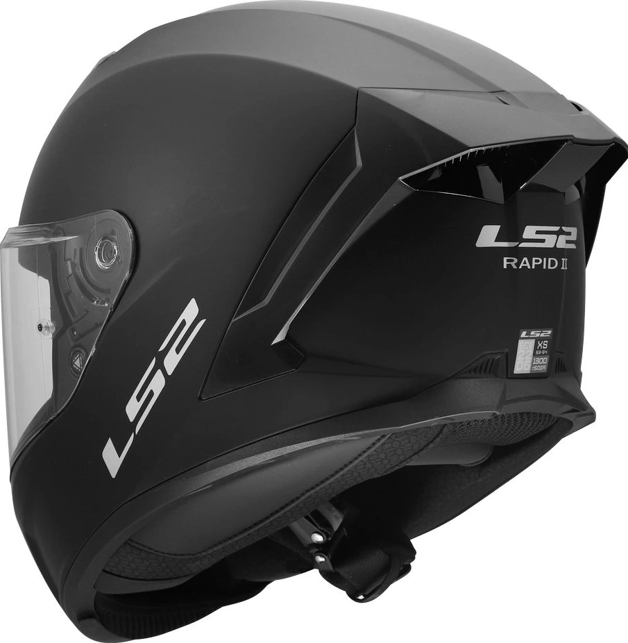 LS2 FF820 RAPID III SOLID Helmet - 3XL, Matt Black