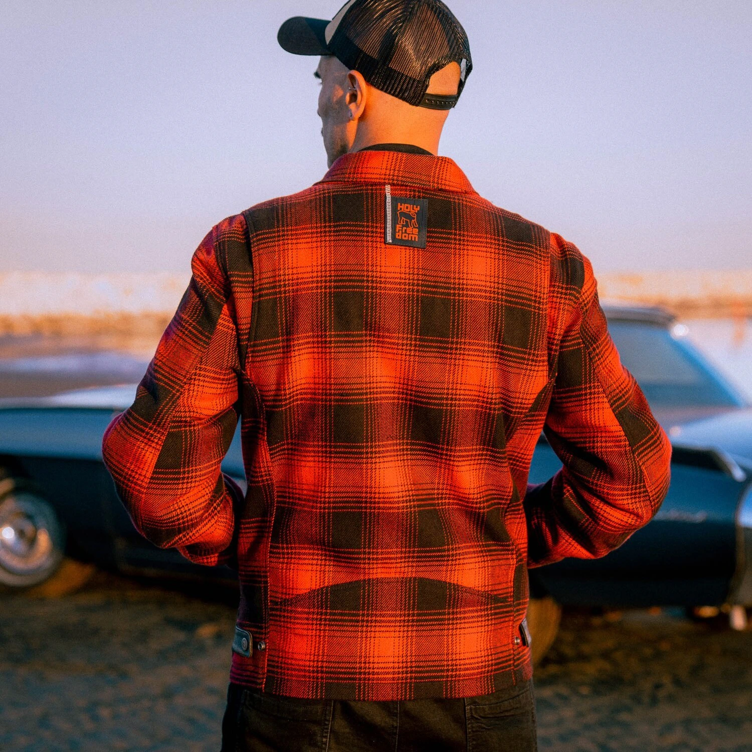 Holy Freedom Definitive Flannel jacket, Red, 2XL