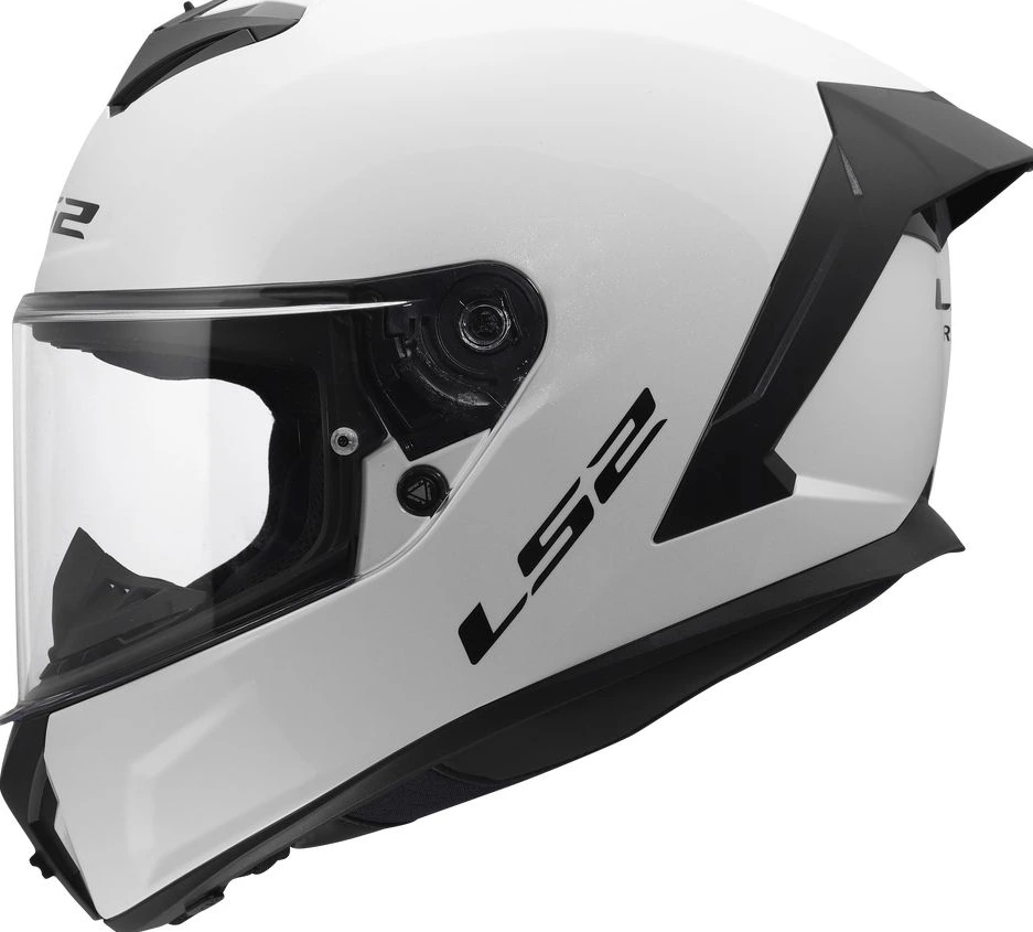 LS2 FF820 RAPID III SOLID Helmet - L, Gloss White