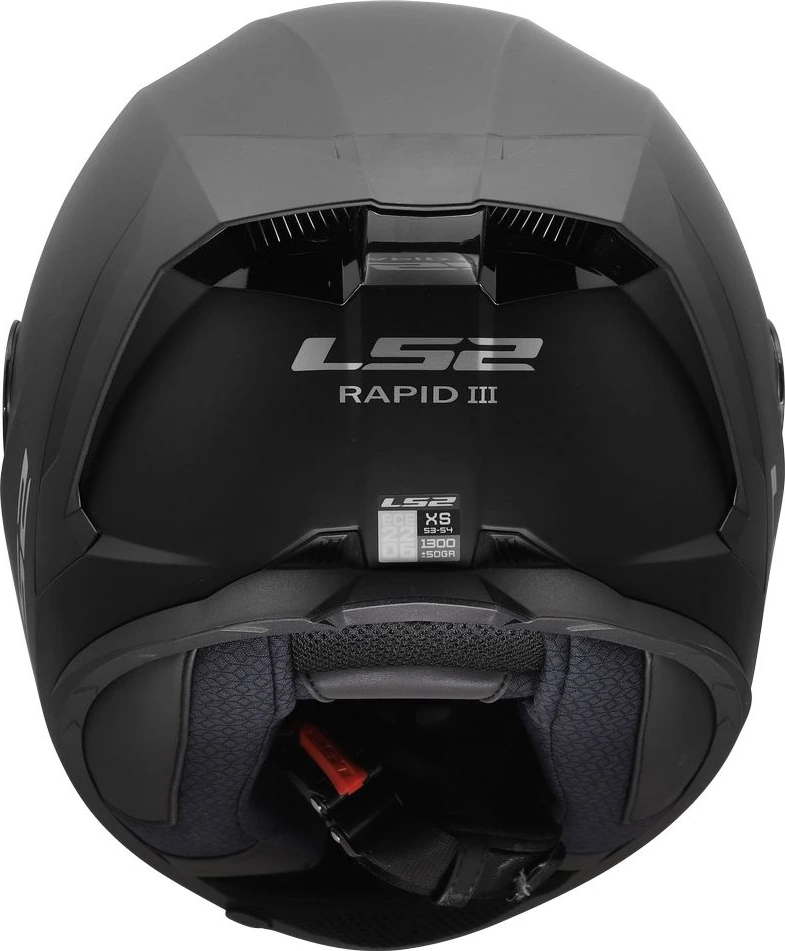LS2 FF820 RAPID III SOLID Helmet - 3XL, Matt Black