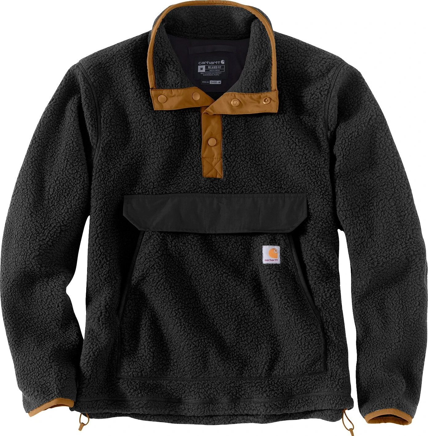Carhartt Fleece pullover, Black, S