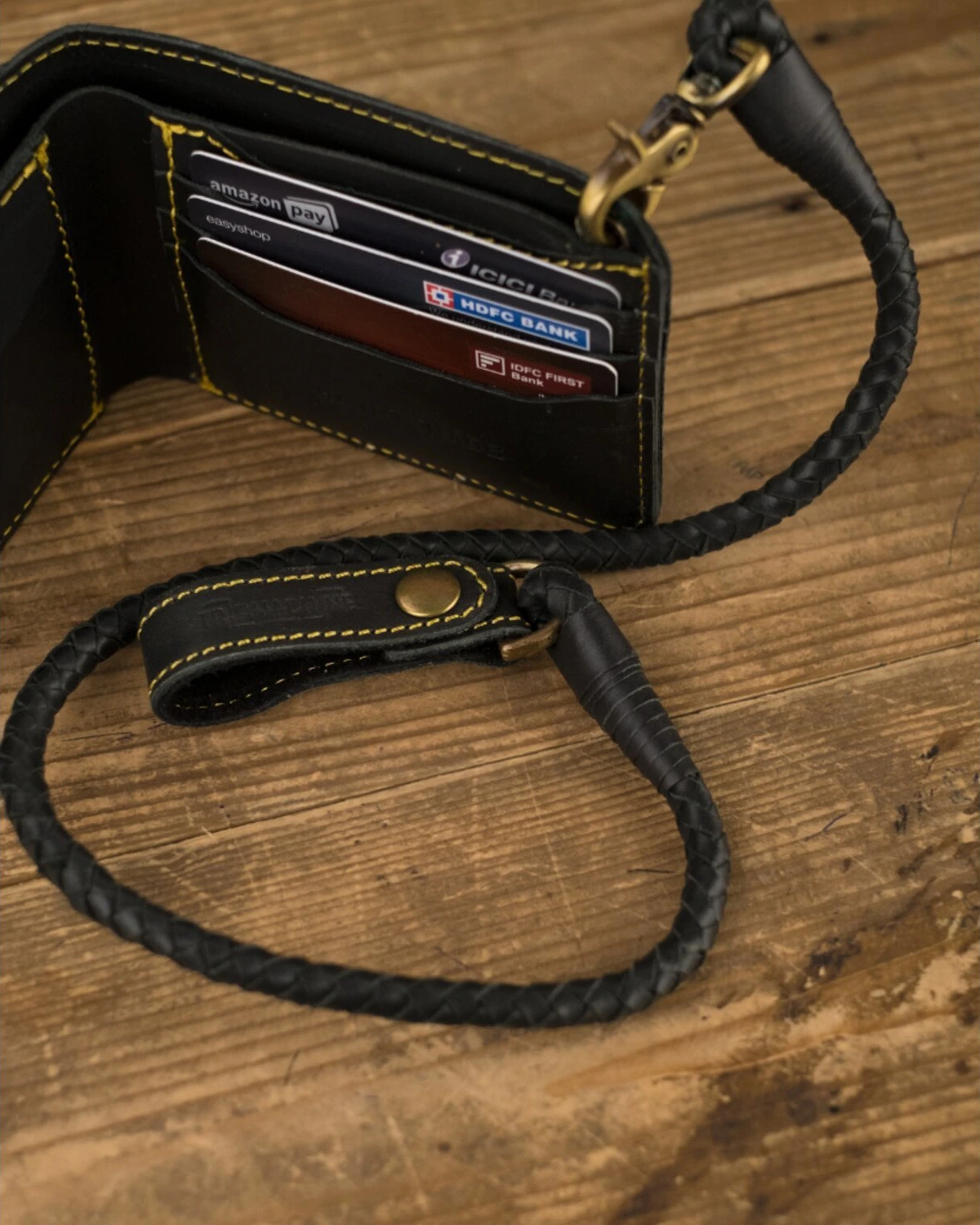 Trip Machine Guitarists wallet, Black