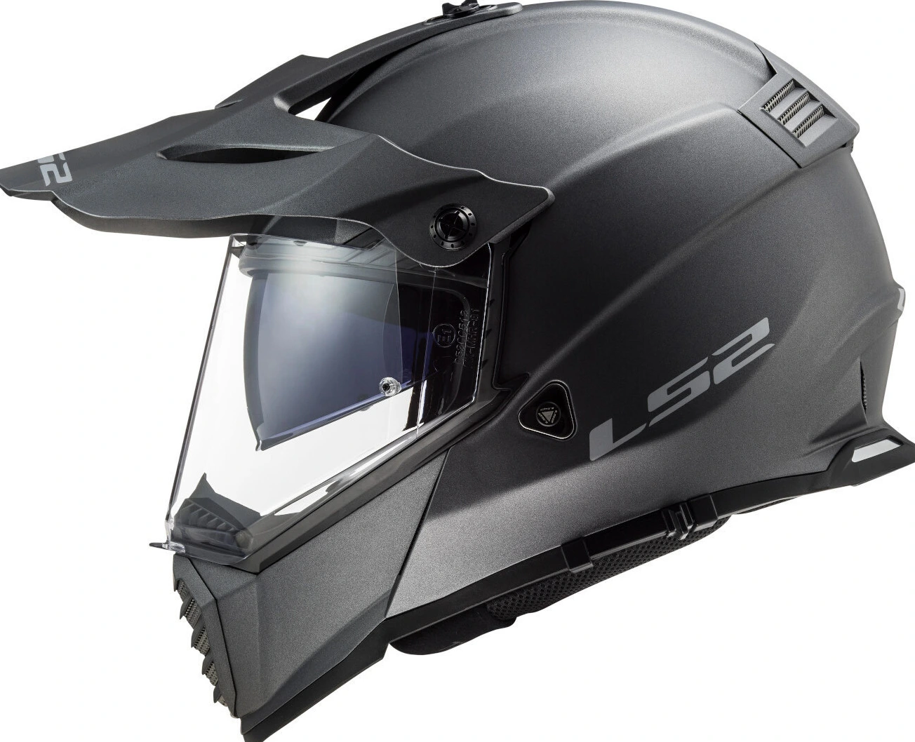 LS2 MX436 PIONEER EVO NOMAND helmet - M, Grey Silver