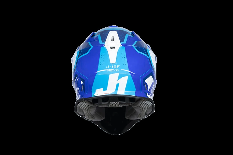 Just1 Helmet J-18 F Hexa White/Blue, S