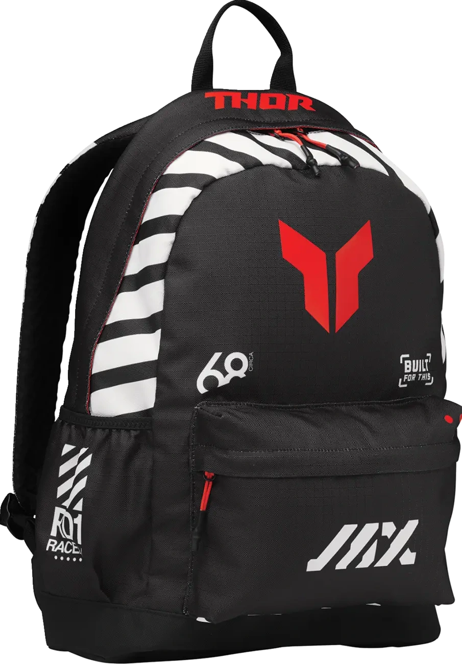 BACKPACK THOR VARSITY BK/CORAL