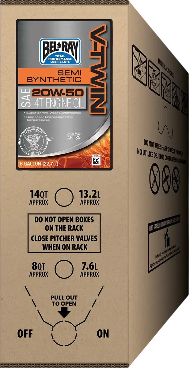 OIL VTWIN SEMI 20W50 6GL