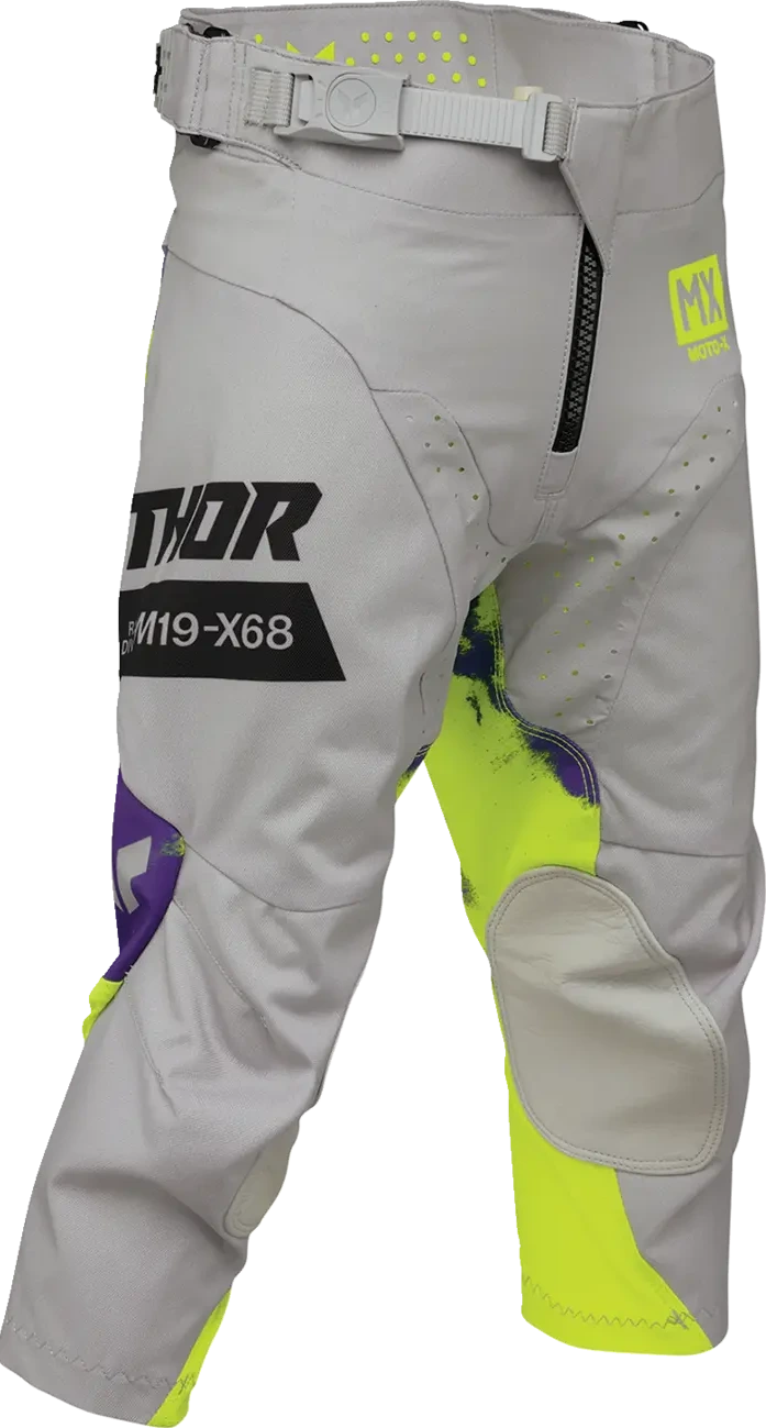 PANT YTH LAUNCHMODE BLEACH GRAY/ACID 18