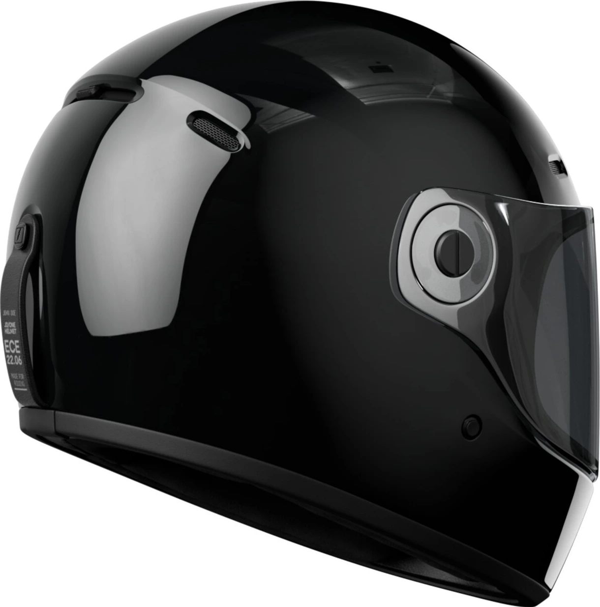 John Doe JD/ONE helmet, Black, XS, glossy