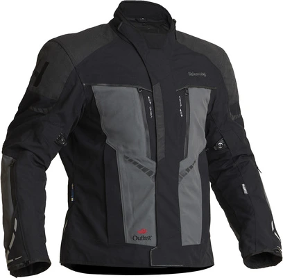 Halvarssons Textile Jacket Vansbro Black/grey, 48