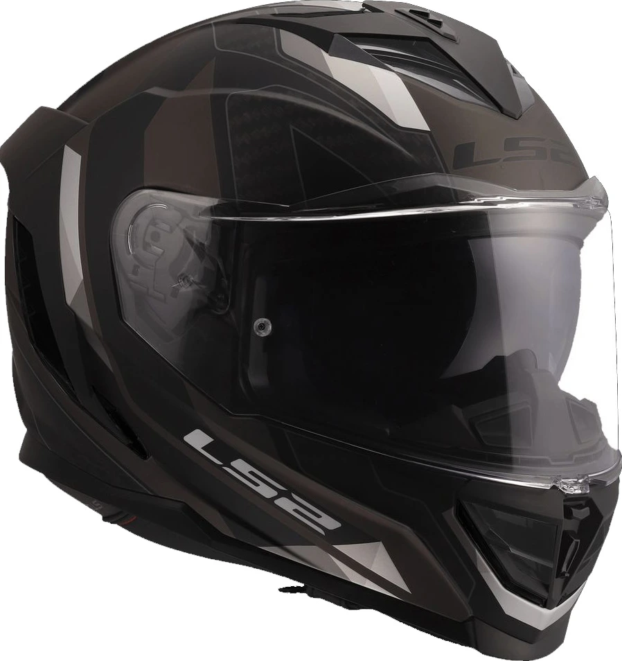 LS2 FF818 STORM III SPORTY Helmet - Grey Purple, 2XL