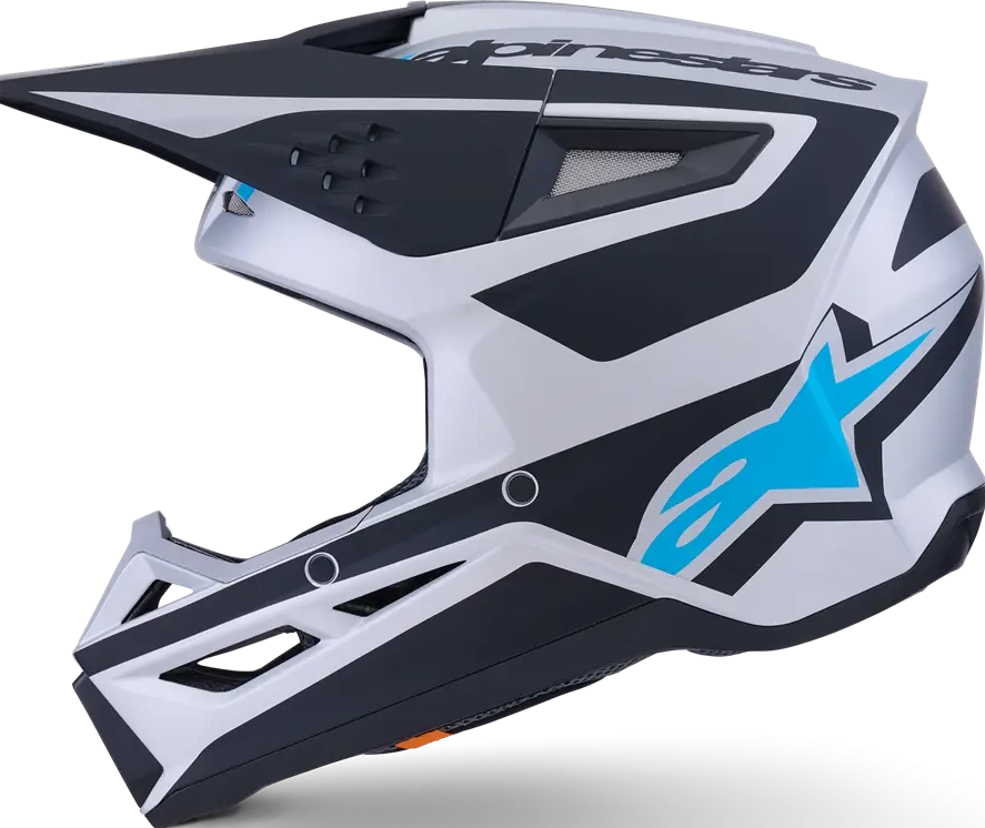 HELMET SM3 HEAT SILV/BL/BLK XS