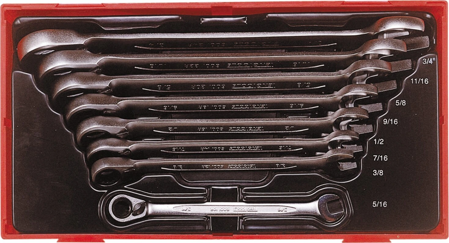 Teng Tools reketiniai atviri/uždari veržliarakčių rinkinys