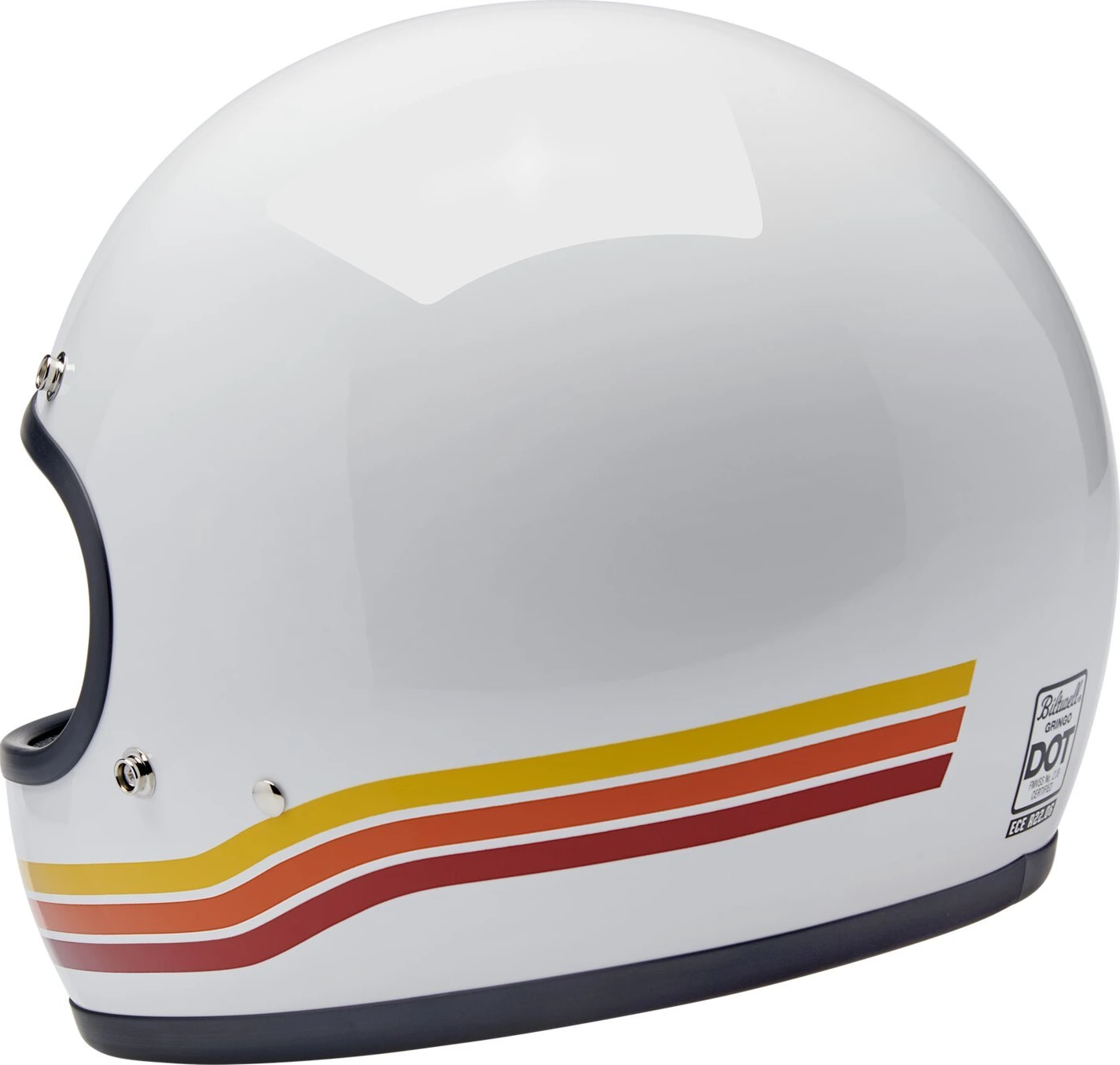 Biltwell Gringo helmet, sunset spectrum White, S, Gloss