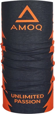 AMOQ Neck Warmer Black-orange