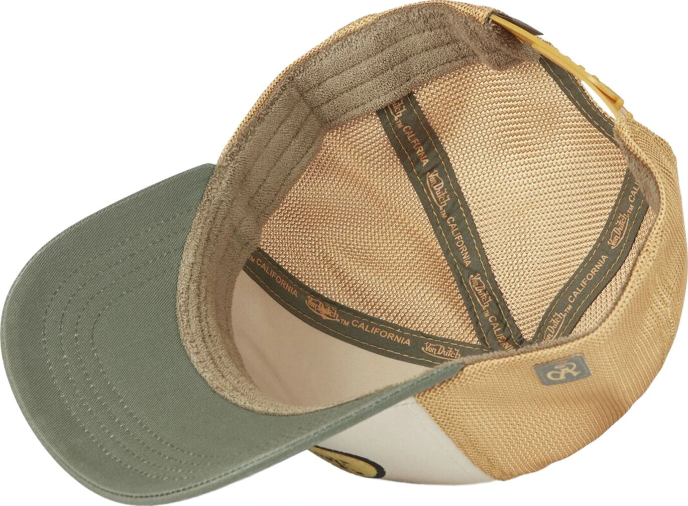 Von Dutch Terry Patch cap, yellow