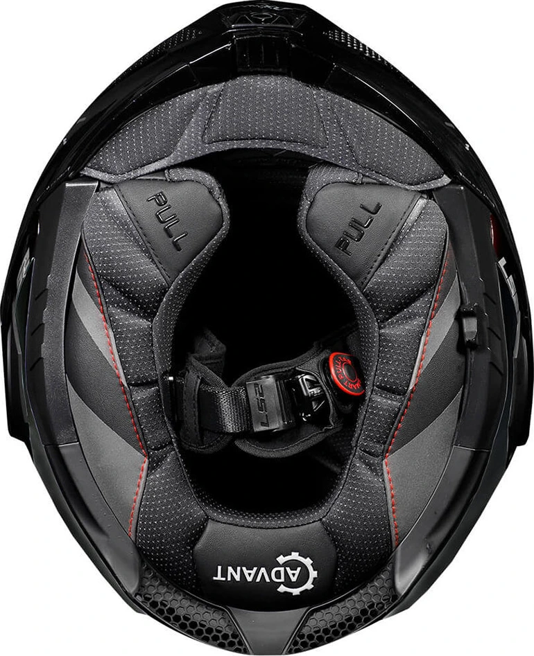 LS2 FF901 ADVANT X SOLID CARBON helmet - Gloss Black, S