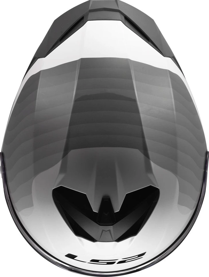 LS2 FF820 RAPID III FLOW Helmet - White Grey, 3XL
