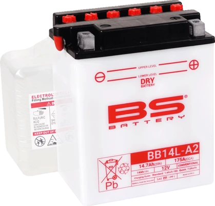 BS Battery BB14L-A2 (cp) Parastais sausais lādētais