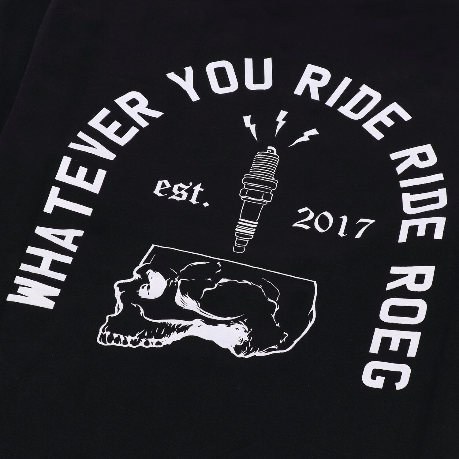 Roeg Ricky Skull jersey, Black, L