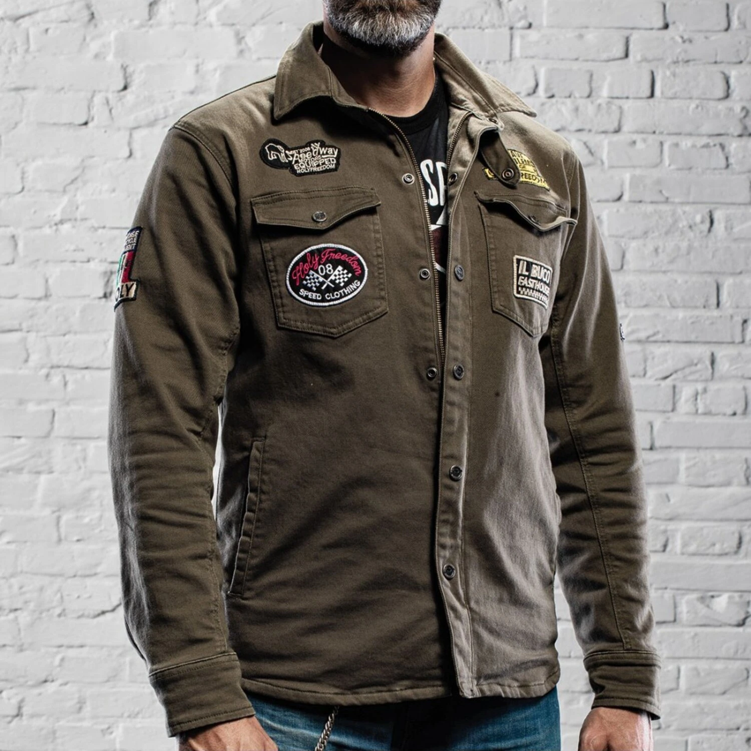 Holy Freedom Lieutenant jacket, military Green, Green, S