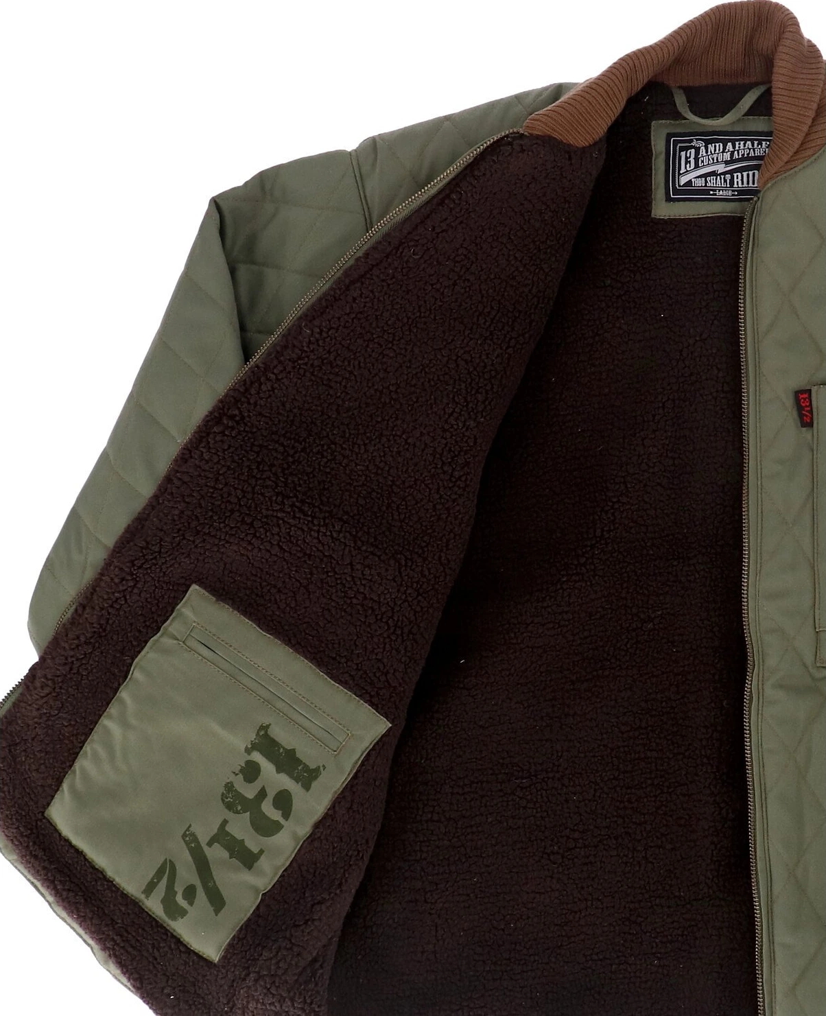 13 1/2 Long Haul Jacket, army Green, Green, S